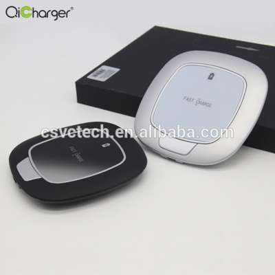 Over Heat Protection Hot sale Glass+Zinc Alloy FC73 Wireless FAST Charger