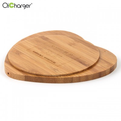 NEW Bamboo Wood QI Wireless Charger Wireless Charger Base Portable Qi UV wireless charger wood