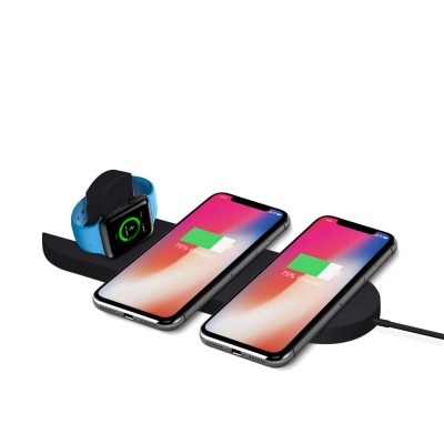 HOT Sale Multi 4 in 1 portable qi wireless charger stand dock for mobile phone for apple watch